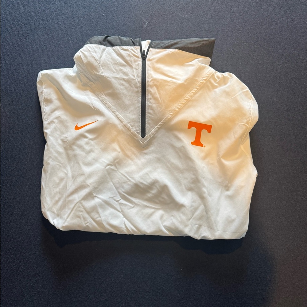 Tennessee Nike White Jacket with Black Trim